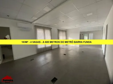 Sala Comercial para alugar, 183m² no Barra Funda, São Paulo