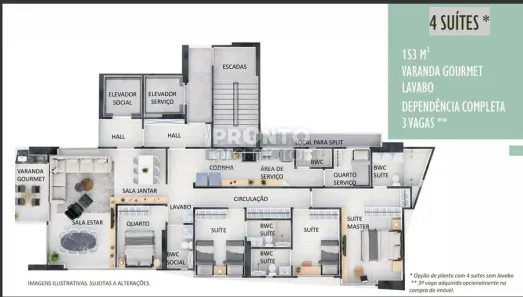 Apartamento com 4 Quartos à venda, 153m² no Madalena, Recife