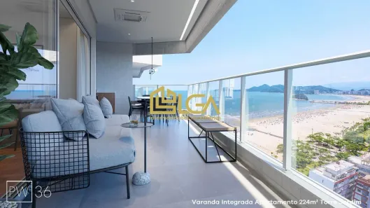 Apartamento com 3 Quartos à venda, 224m² no Gonzaga, Santos