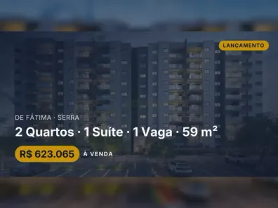 Apartamento com 2 Quartos à venda, 59m² no de Fátima, Serra