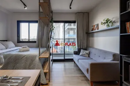 Flat com 1 Quarto à venda, 26m² no Indianópolis, São Paulo