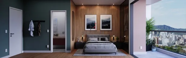 Apartamento com 1 Quarto à venda, 24m² no Centro, Juiz de Fora