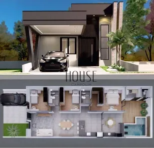 Casa de Condomínio com 3 Quartos à venda, 125m² no Horto Florestal, Sorocaba