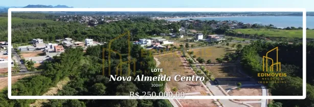 Lote/Terreno à venda, 300m² no Nova Almeida Centro, Serra