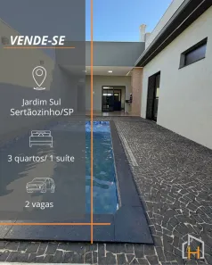 Casa com 3 Quartos à venda, 162m² no Jardim Sul, Sertãozinho