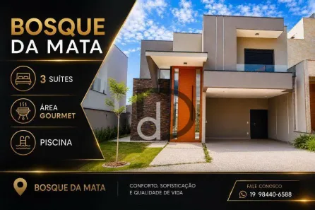 Casa de Condomínio com 3 Quartos à venda, 224m² no Vila Pagano, Valinhos