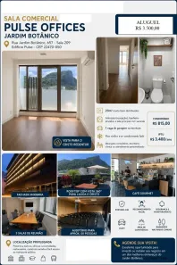 Prédio Residencial para alugar, 23m² no Jardim Botânico, Rio de Janeiro