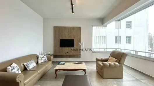 Apartamento com 3 Quartos para alugar, 130m² no Pitangueiras, Guarujá