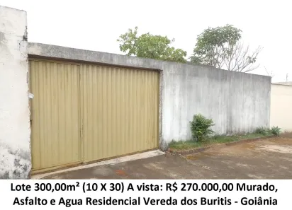 Lote/Terreno à venda, 300m² no Residencial Vereda dos Buritis, Goiânia