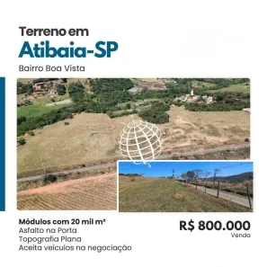 Lote/Terreno à venda, 20000m² no Boa Vista, Atibaia