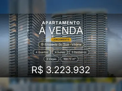 Apartamento com 4 Quartos à venda, 169m² no Enseada do Suá, Vitória