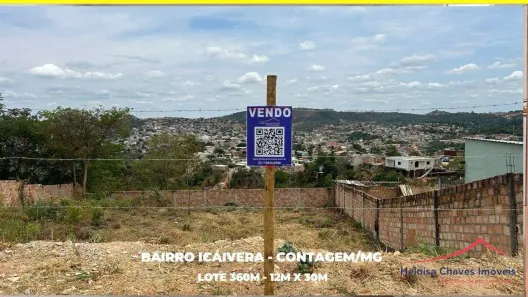 Lote/Terreno à venda, 360m² no Icaivera, Contagem