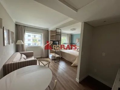 Flat com 1 Quarto para alugar, 28m² no Pinheiros, São Paulo