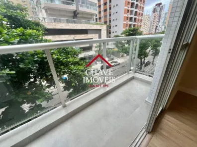Apartamento com 3 Quartos para alugar, 110m² no Boqueirão, Santos