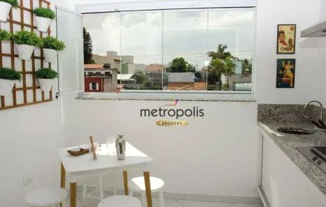 Apartamento com 2 Quartos à venda, 60m² no Campestre, Santo André