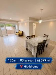 Apartamento com 3 Quartos à venda, 126m² no Campo Grande, Recife