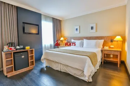 Flat com 1 Quarto à venda, 29m² no Cidade Monções, São Paulo