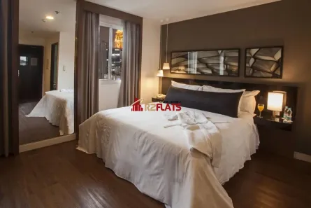 Flat com 1 Quarto para alugar, 29m² no Jardim Paulista, São Paulo