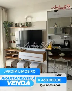 Apartamento com 2 Quartos à venda, 55m² no Jardim Limoeiro, Serra