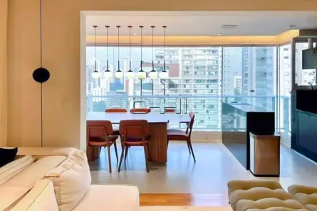 Apartamento com 2 Quartos para alugar, 105m² no Cidade Monções, São Paulo