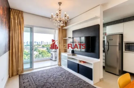 Flat com 1 Quarto para alugar, 49m² no Campo Belo, São Paulo