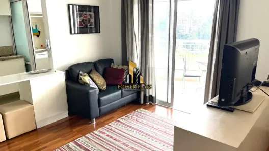 Flat com 1 Quarto para alugar, 56m² no Cidade Monções, São Paulo