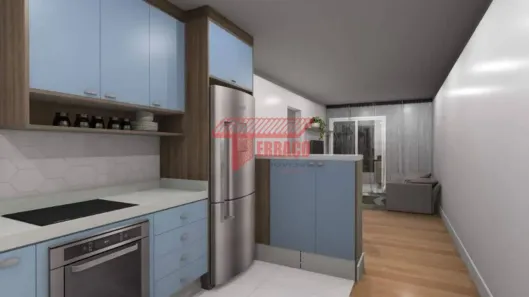 Apartamento com 2 Quartos à venda, 64m² no Campestre, Santo André