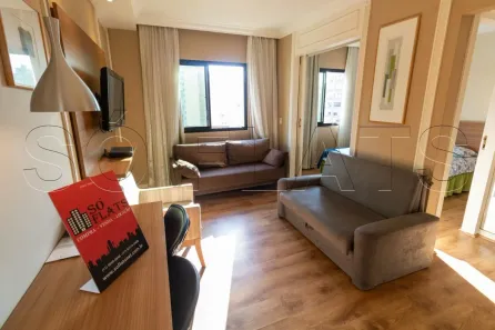 Flat com 1 Quarto para alugar, 33m² no Jardim Paulista, São Paulo