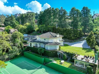 Casa de Condomínio com 6 Quartos à venda, 1200m² no Capivari, Campos do Jordão