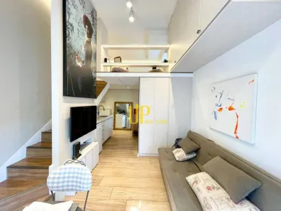 Apartamento com 1 Quarto para venda ou aluguel, 36m² no Moema, São Paulo