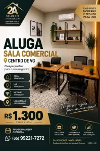Ponto Comercial para alugar, 15m² no Centro-Sul, Várzea Grande