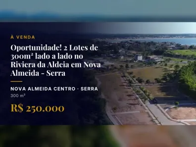 Lote/Terreno à venda, 300m² no Nova Almeida Centro, Serra