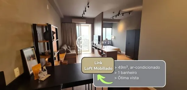 Flat com 1 Quarto para alugar, 49m² no Tamboré, Santana de Parnaíba