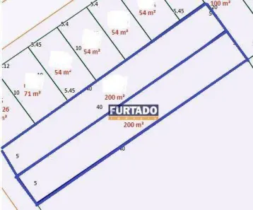 Lote/Terreno à venda, 400m² no Jardim Bela Vista, Santo André