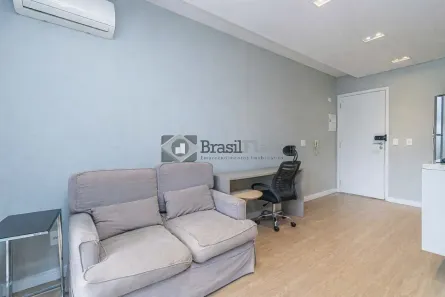 Apartamento com 1 Quarto para alugar, 41m² no Cidade Monções, São Paulo