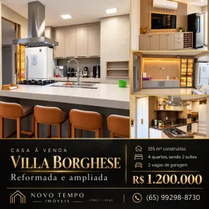 Casa de Condomínio com 4 Quartos à venda, 155m² no Ribeirão do Lipa, Cuiabá