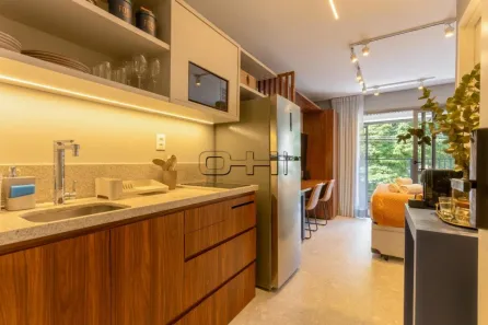 Apartamento com 1 Quarto para alugar, 25m² no Campo Belo, São Paulo