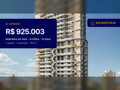 Apartamento com 1 Quarto à venda, 39m² no Enseada do Suá, Vitória