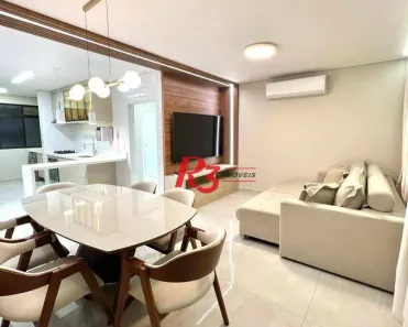 Apartamento com 2 Quartos à venda, 74m² no Estuário, Santos