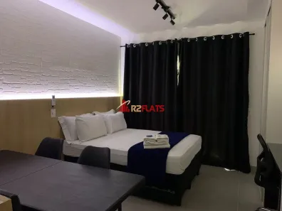 Apartamento com 1 Quarto para alugar, 24m² no Indianópolis, São Paulo