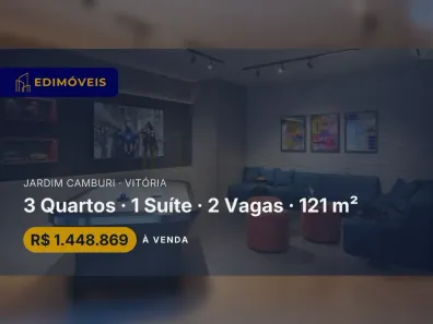 Apartamento com 3 Quartos à venda, 121m² no Jardim Camburi, Vitória