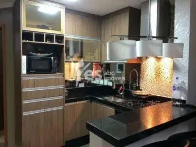 Cobertura com 2 Quartos para alugar, 90m² no Vila Scarpelli, Santo André