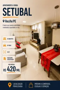 Apartamento com 3 Quartos à venda, 67m² no Boa Viagem, Recife