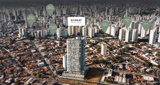 Apartamento com 3 Quartos à venda, 93m² no Parque Amazônia, Goiânia
