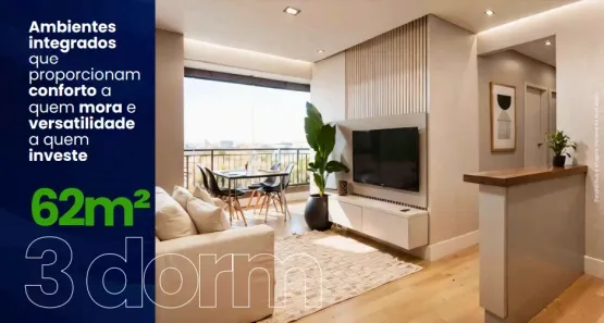 Apartamento com 3 Quartos à venda, 62m² no Jardim América, São José dos Campos