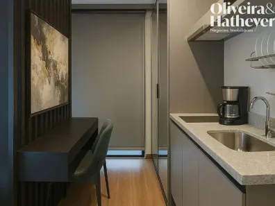 Apartamento com 1 Quarto à venda, 21m² no Santo Amaro, São Paulo
