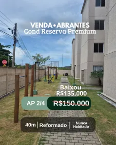 Apartamento com 2 Quartos à venda, 40m² no Cajazeiras de Abrantes (Abrantes), Camaçari