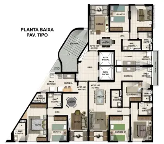 Apartamento com 3 Quartos à venda, 73m² no Casa Amarela, Recife