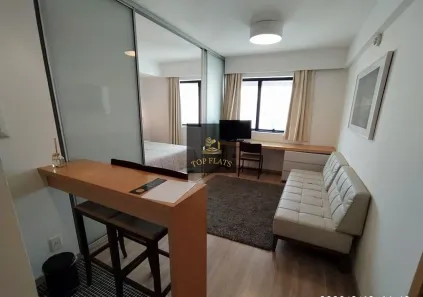 Flat com 1 Quarto para alugar, 30m² no Indianópolis, São Paulo