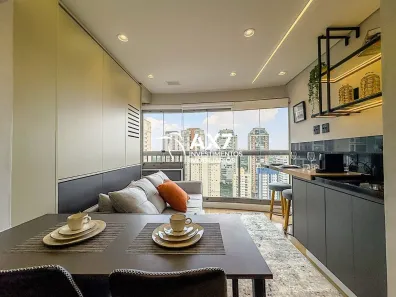 Apartamento com 1 Quarto à venda, 33m² no Santo Amaro, São Paulo